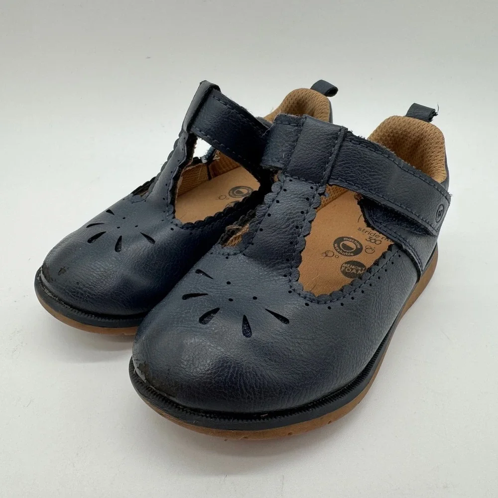 Stride Rite 360 Lacey 2.0 Navy Blue Mary Jane Toddler Shoes 8M